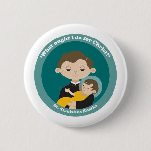 Badge Rond 5 Cm St. Stanislaus Kostka