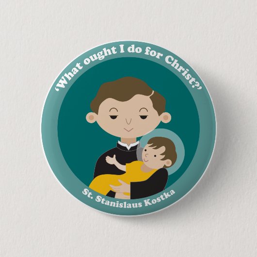 Badge Rond 5 Cm St. Stanislaus Kostka (Devant)