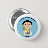 Badge Rond 5 Cm St. Stephen (Devant & derrière)