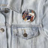 Badge Rond 5 Cm St Thomas Becket (En situation)