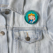 Badge Rond 5 Cm St. Ursula (En situation)
