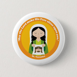Badge Rond 5 Cm St. Veronica