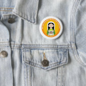 Badge Rond 5 Cm St. Veronica (En situation)