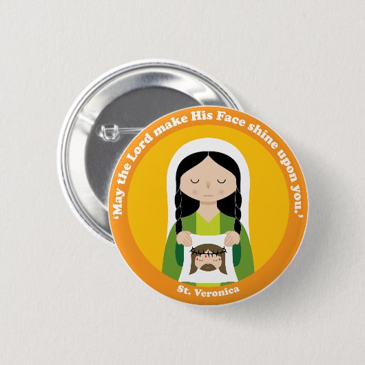 Badge Rond 5 Cm St. Veronica (Devant & derrière)