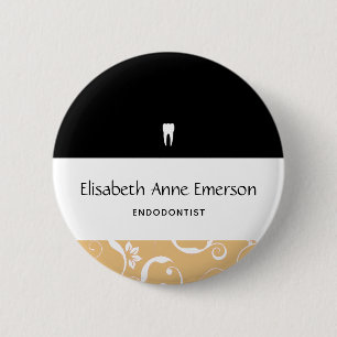 Badge Rond 5 Cm Staff pro Damask