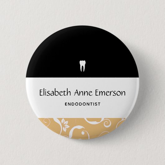 Badge Rond 5 Cm Staff pro Damask (Devant)