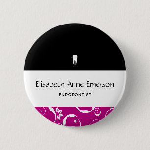 Badge Rond 5 Cm Staff pro Damask