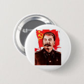Badge Rond 5 Cm Stalin (Devant & derrière)