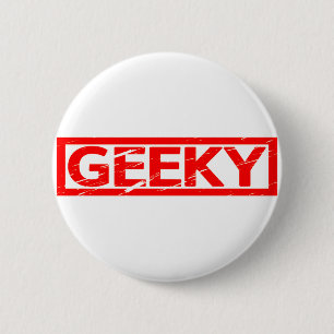 Badge Rond 5 Cm Stamp Geeky
