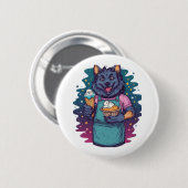 Badge Rond 5 Cm Stand de glace Werewolf (Devant & derrière)