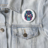 Badge Rond 5 Cm Stand de glace Werewolf (En situation)