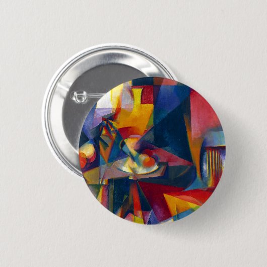 Badge Rond 5 Cm Stanton Macdonald Wright Synchromie 3 (Devant & derrière)