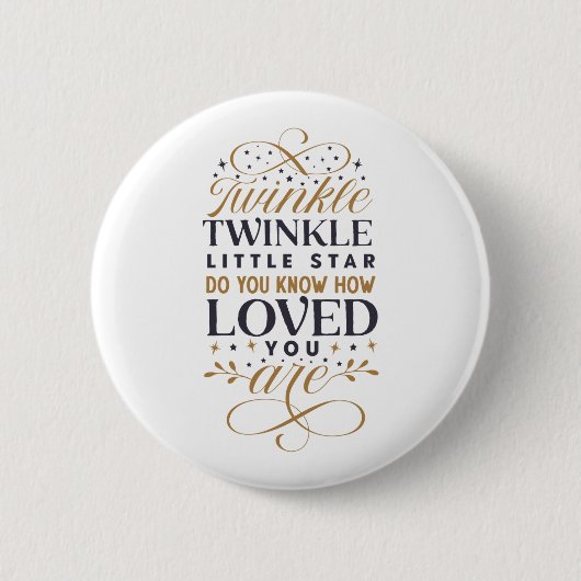 Badge Rond 5 Cm Star de Twinkle (Devant)