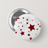 Badge Rond 5 Cm Stars (Devant & derrière)