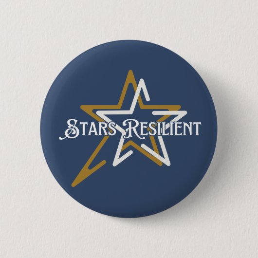 Badge Rond 5 Cm Stars Resilient - Buttons (Devant)