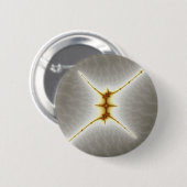 Badge Rond 5 Cm StarX - bouton de fractale (Devant & derrière)