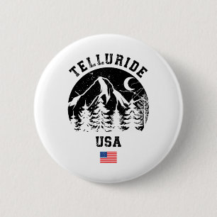 Badge Rond 5 Cm Station de ski de Telluride Colorado Ski alpin Ame
