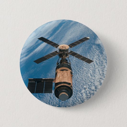 Badge Rond 5 Cm Station spatiale Skylab (Devant)