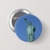 Badge Rond 5 Cm Statue de la Liberté (Devant & derrière)