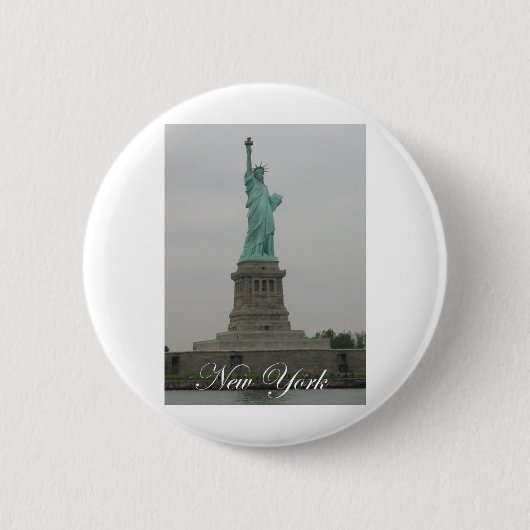 Badge Rond 5 Cm Statue de la liberté (Devant)