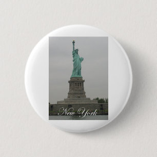 Badge Rond 5 Cm Statue de la liberté