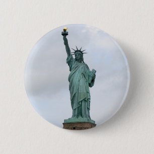 Badge Rond 5 Cm Statue de la liberté