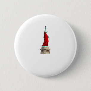 Badge Rond 5 Cm Statue de la liberté de la servante