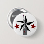 Badge Rond 5 Cm statue de liberté (Devant & derrière)