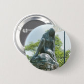 Badge Rond 5 Cm Statue de Lorelei (Devant & derrière)