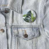 Badge Rond 5 Cm Statue de Lorelei (En situation)