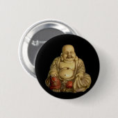 Badge Rond 5 Cm Statue du Bouddha (Devant & derrière)