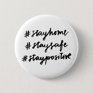 Badge Rond 5 Cm #stayhome #staysafe #staypositif