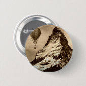 Badge Rond 5 Cm Steampunk Matterhorn (Devant & derrière)