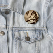 Badge Rond 5 Cm Steampunk Matterhorn (En situation)
