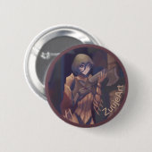 Badge Rond 5 Cm Steampunk Night (Devant & derrière)
