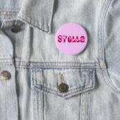 Badge Rond 5 Cm Stella dans les coeurs (En situation)