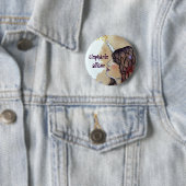 Badge Rond 5 Cm Stephanie Allison (En situation)