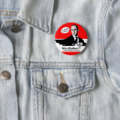 Badge Rond 5 Cm Stephen Miller n'a aucun sens du bouton Irony (En situation)