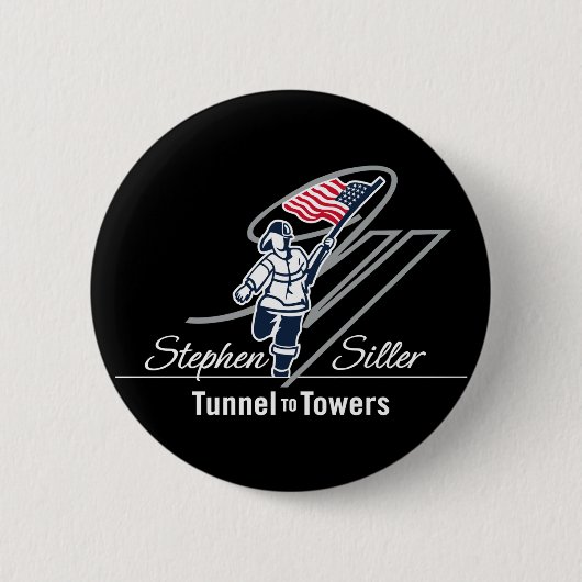 Badge Rond 5 Cm Stephen Siller Tunnel à Tower Foundation (Devant)