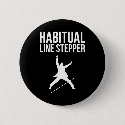 Badge Rond 5 Cm Stepper de ligne Habituelle (Devant)