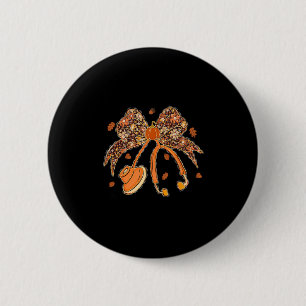 Badge Rond 5 Cm Stéthoscope à nœud papillon Coquette infirmière fe