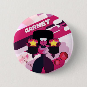 Badge Rond 5 Cm Steven Universe   Graphique de caractères Garnet