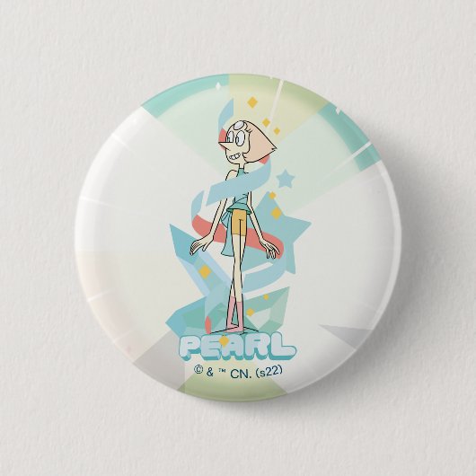Badge Rond 5 Cm Steven Universe | Graphique de caractères perles (Devant)