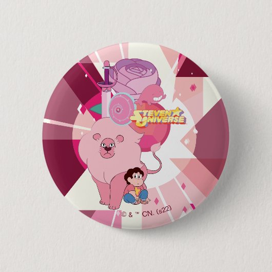 Badge Rond 5 Cm Steven Universe | Rose Quartz Legacy (Devant)