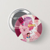 Badge Rond 5 Cm Steven Universe | Rose Quartz Legacy (Devant & derrière)