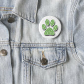 Badge Rond 5 Cm Stick Catus Paw (En situation)