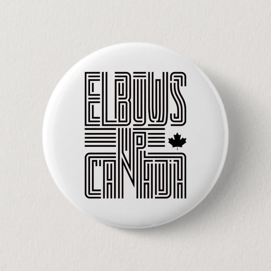 Badge Rond 5 Cm Sticker Canada Elbos Up5 (Devant)
