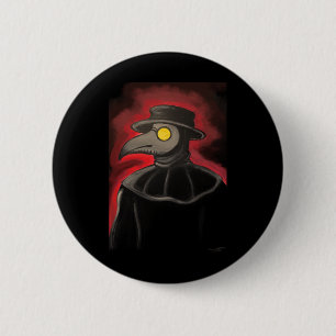 Badge Rond 5 Cm Sticker de peinture de Peste Doctor