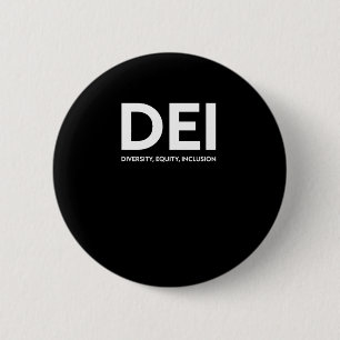 Badge Rond 5 Cm Sticker Dei Diversity Equity Inclusion