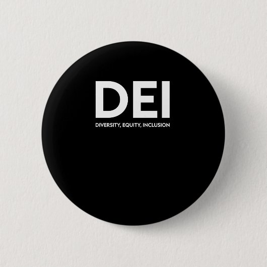 Badge Rond 5 Cm Sticker Dei Diversity Equity Inclusion (Devant)